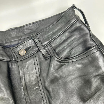 AERO LEATHER エアロレザー ブラック ホースハイド レザー パンツ ボトムス