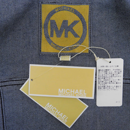 MICHAEL KORS マイケルコース 未使用 デニム ノースリーブ ワンピース ベルト付 レディース インディゴ 4/27 JS381SPM24 ワンピース