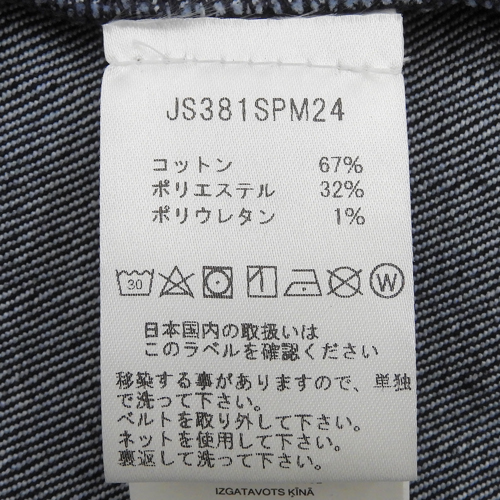 MICHAEL KORS マイケルコース 未使用 デニム ノースリーブ ワンピース ベルト付 レディース インディゴ 4/27 JS381SPM24 ワンピース