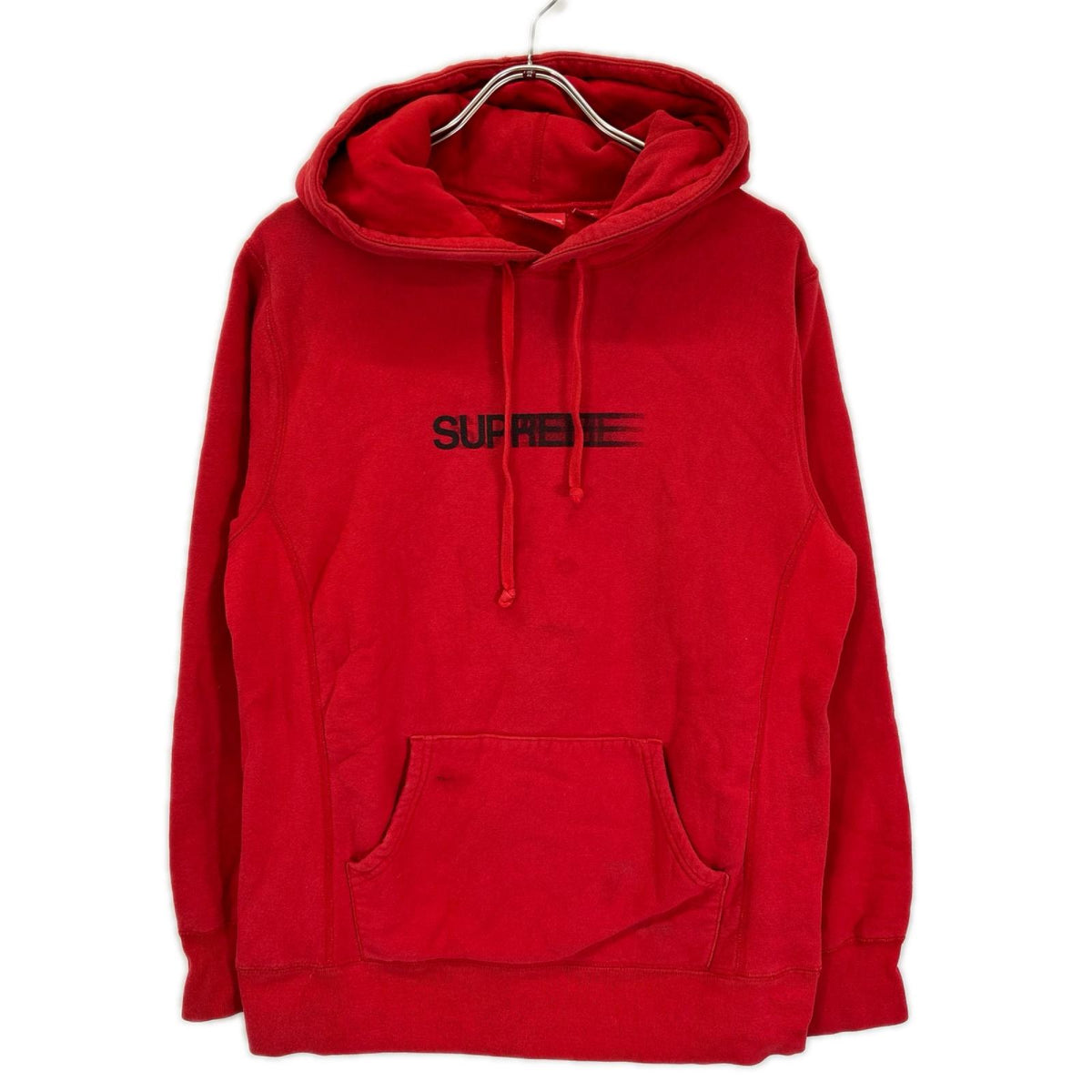 Supreme シュプリーム 16SS レッド motion logo フーディ トップス