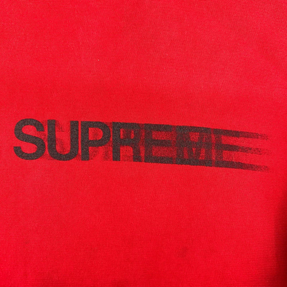 Supreme シュプリーム 16SS レッド motion logo フーディ トップス