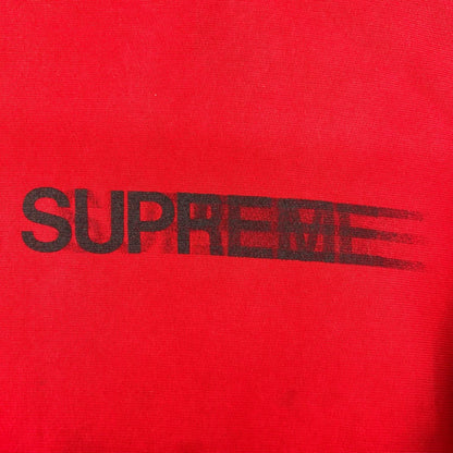 Supreme シュプリーム 16SS レッド motion logo フーディ トップス