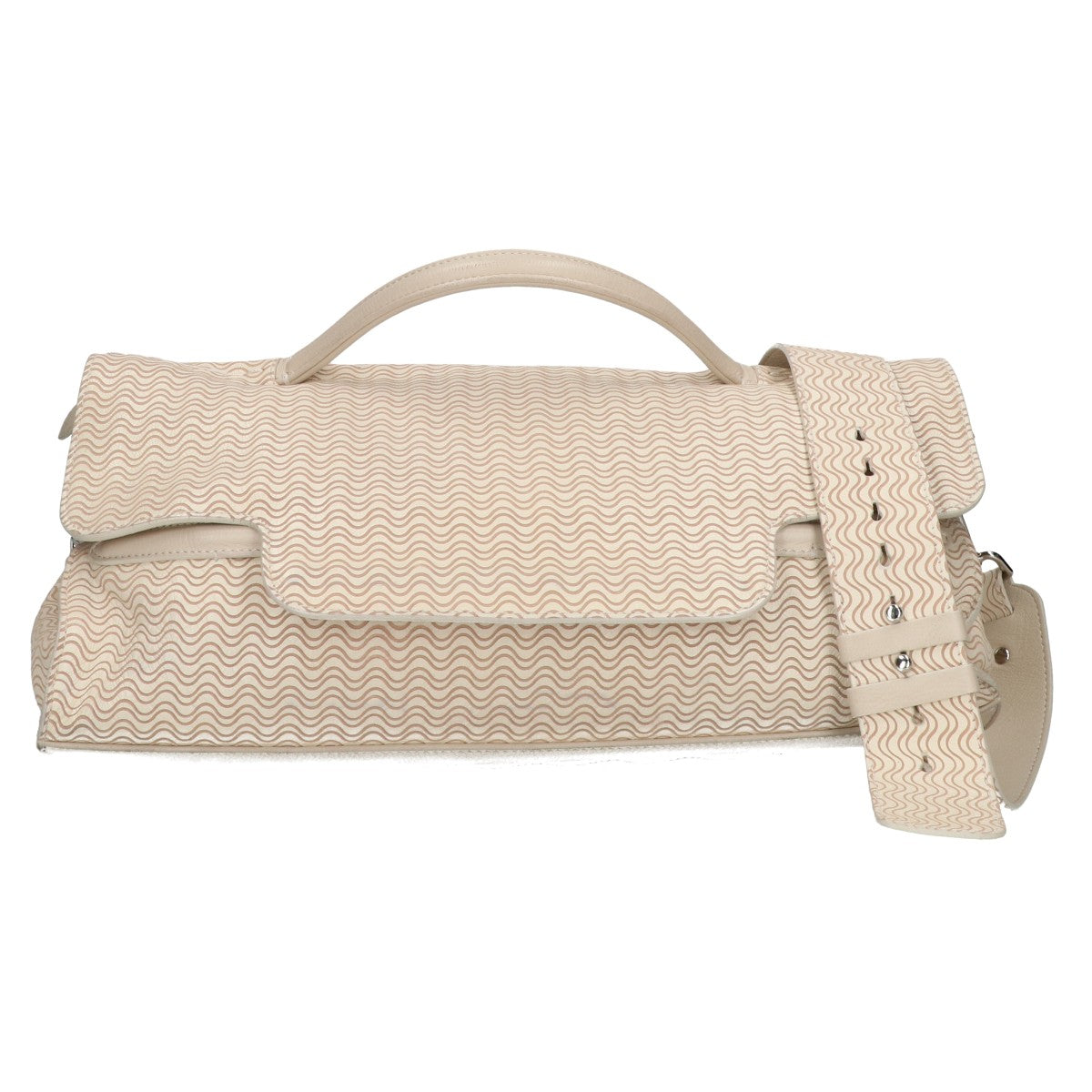 ZANELLATO ザネラート NINA ウェーブ柄 2WAYショルダー トートバッグ