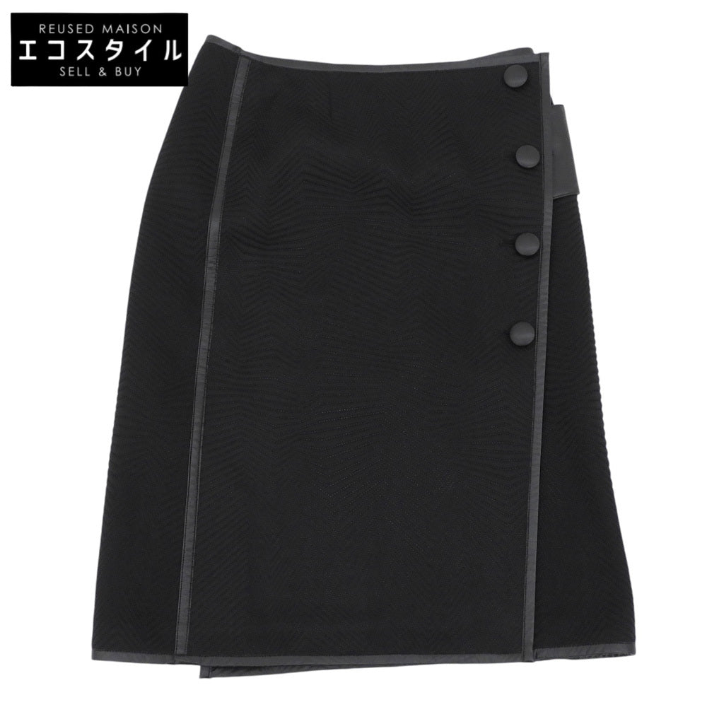 ADORE アドーア 美品 ピンソニックラップスカート レディース 黒 ブラック 36 スカート