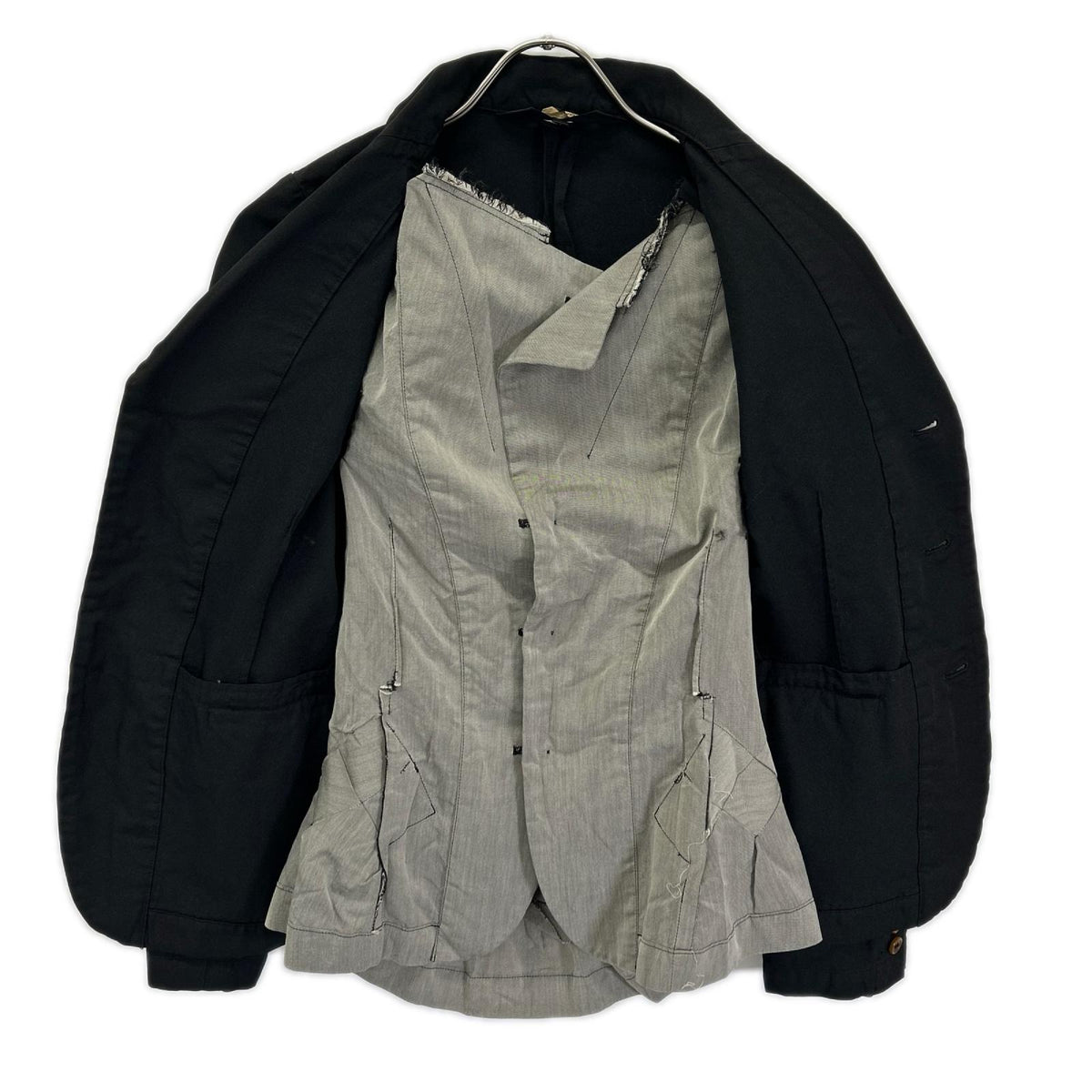 COMMEdesGARCONS COMMEdesGARCONS コムデギャルソンコムデギャルソン（コムコム） RS-J002 ブラック レイヤードジャケット ジャケット