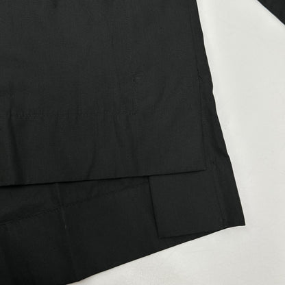 HERMES エルメス 2E3600D2 ブラック ロゴ刺繍 七分袖カットソー トップス