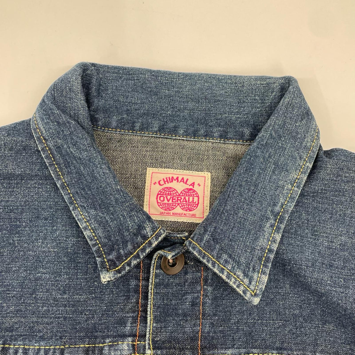 chimala チマラ ブルー アモスケイグ セルヴィッジ デニム トラックジャケット ジャケット