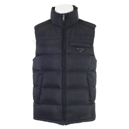 PRADA プラダ 【美品/国内正規/23年製】SGJ191 トライアングルロゴプレート ダウン ベスト