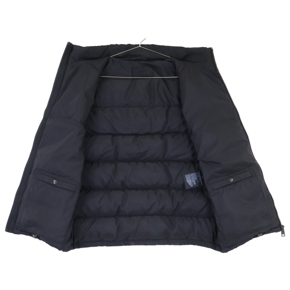 PRADA プラダ 【美品/国内正規/23年製】SGJ191 トライアングルロゴプレート ダウン ベスト