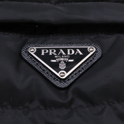 PRADA プラダ 【美品/国内正規/23年製】SGJ191 トライアングルロゴプレート ダウン ベスト