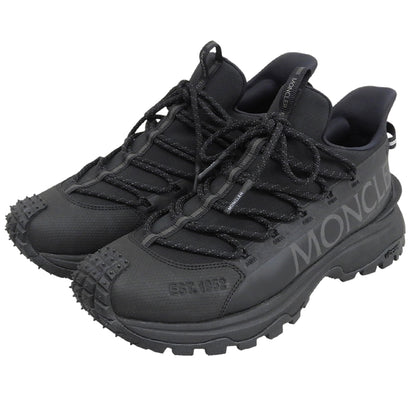 MONCLER モンクレール 新品同様 TRAILGRIP LITE2 ローカット スニーカー シューズ メンズ 41 ブラック シューズ
