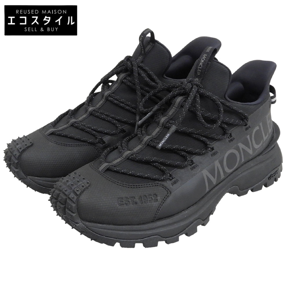 MONCLER モンクレール 新品同様 TRAILGRIP LITE2 ローカット スニーカー シューズ メンズ 41 ブラック シューズ