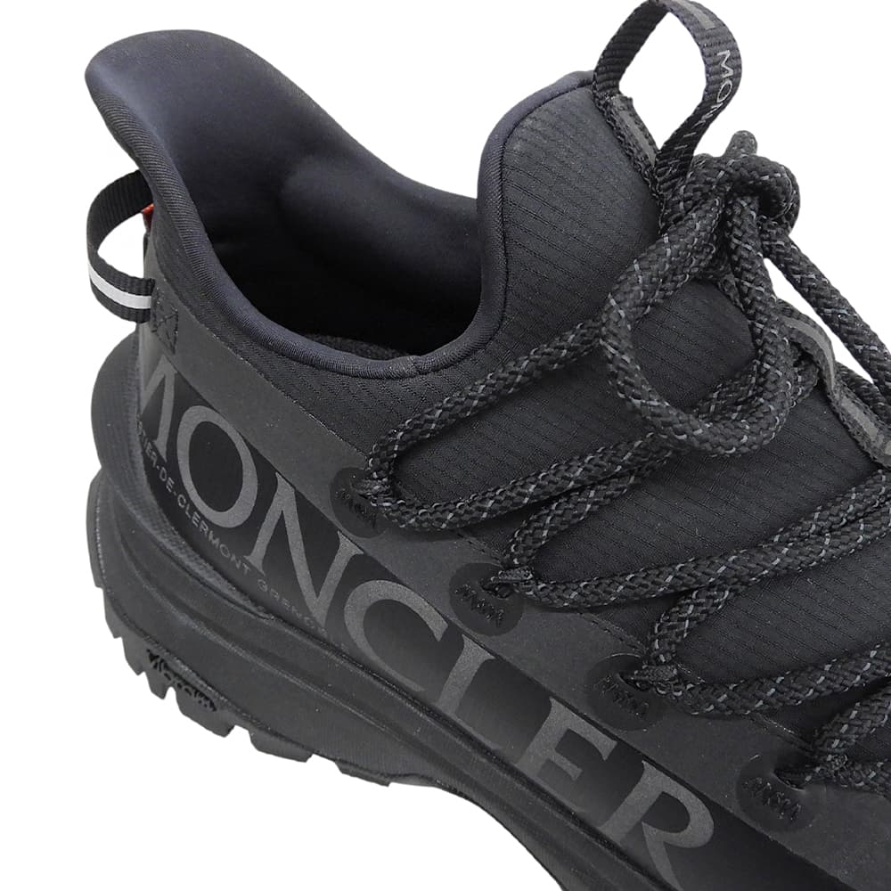 MONCLER モンクレール 新品同様 TRAILGRIP LITE2 ローカット スニーカー シューズ メンズ 41 ブラック シューズ
