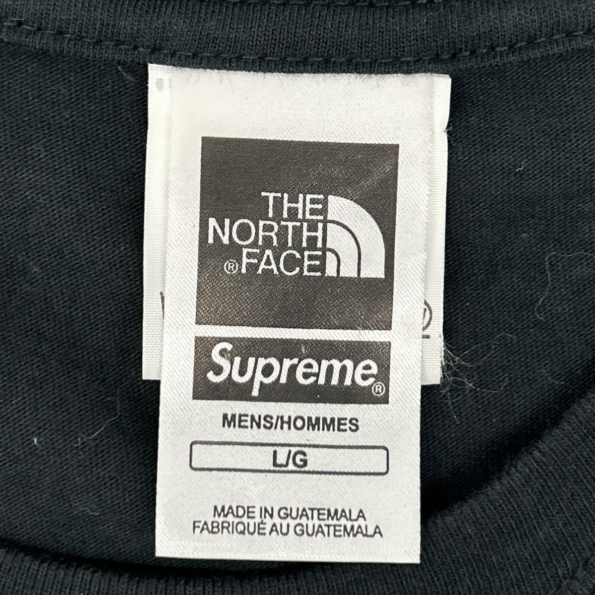 THE NORTH FACE ノースフェイス 【×Supreme】18SS NT31808I ブラック Metallic Logo Tee トップス