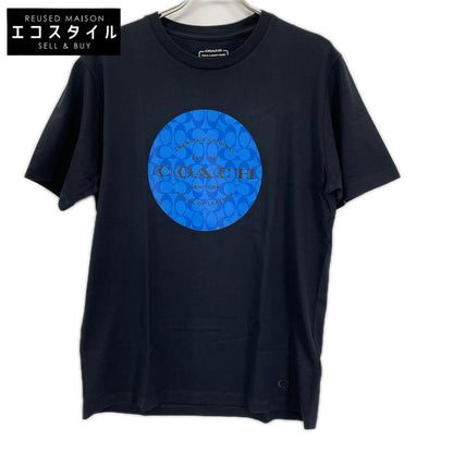 COACH コーチ C9140 ブラック シグネチャーロゴプリントTシャツ トップス