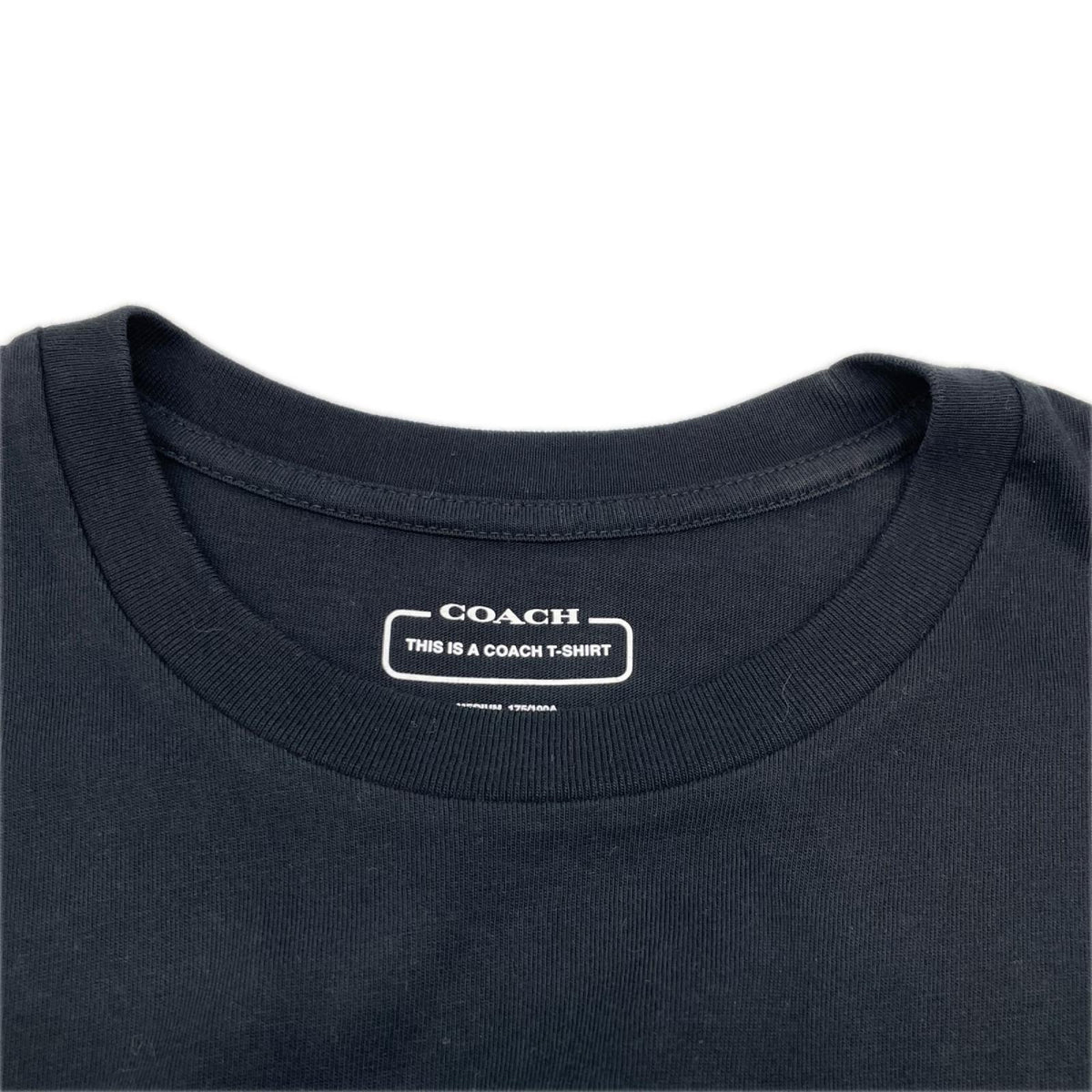 COACH コーチ C9140 ブラック シグネチャーロゴプリントTシャツ トップス
