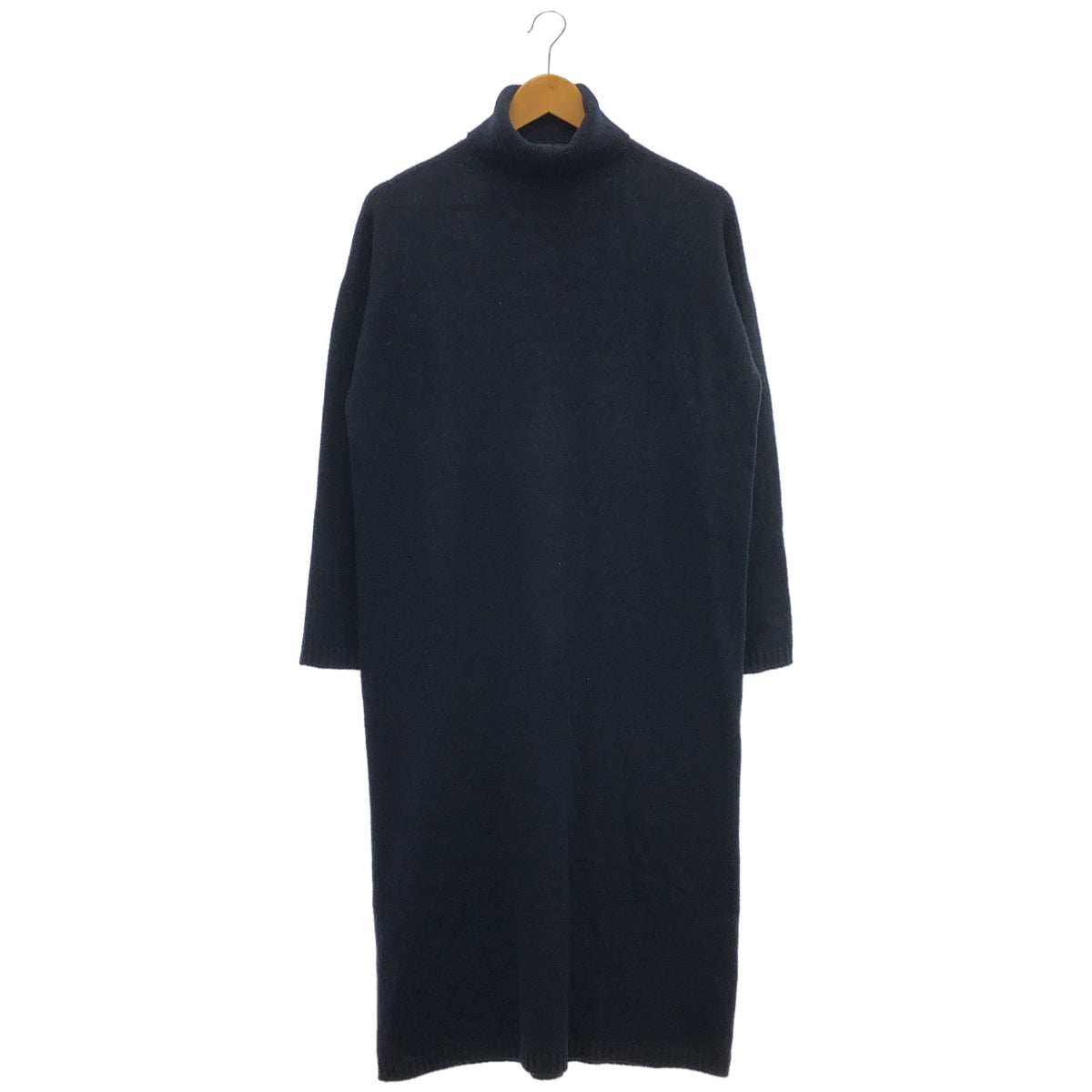 S MaxMara エスマックスマーラ ネイビー ハイネック ニットワンピース トップス