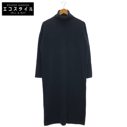 S MaxMara エスマックスマーラ ネイビー ハイネック ニットワンピース トップス