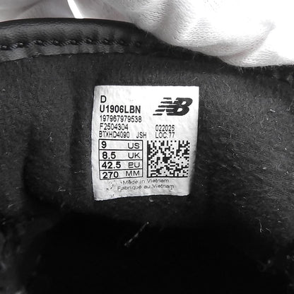 NEW BALANCE ニューバランス ローファースニーカー シューズ メンズ ブラック 27cm U1906LBN シューズ