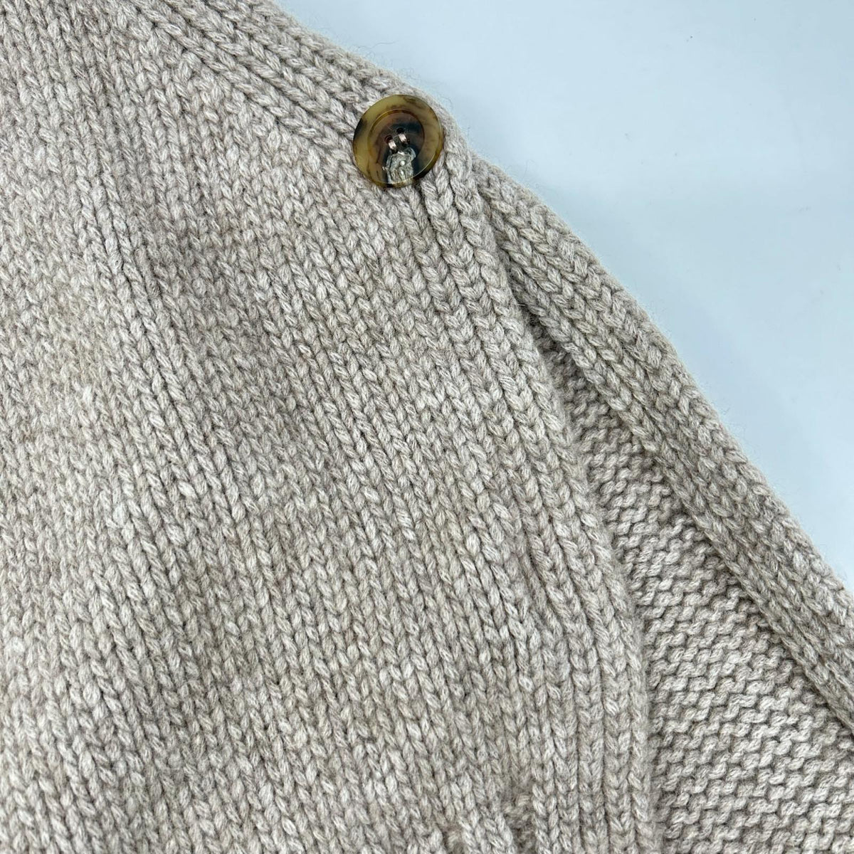 ne quittez pas ヌキテパ ベージュ フェルト×ウール Rough Light Lily Vest ベスト