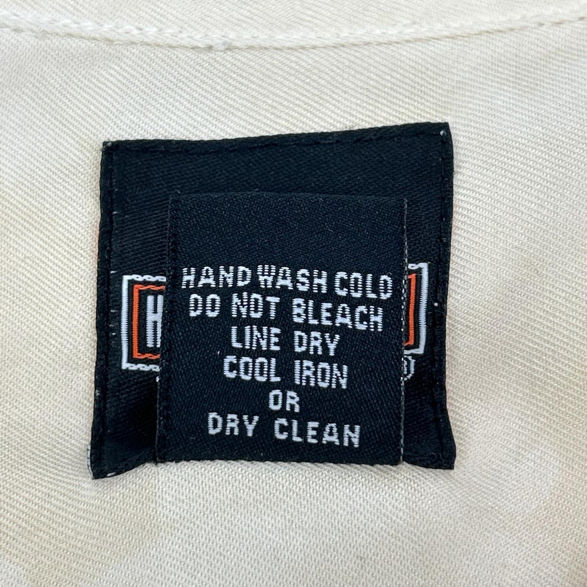 HARLEY DAVIDSON ハーレーダビッドソン イエロー バック刺繍 ヤシの木 半袖 開襟シャツ トップス