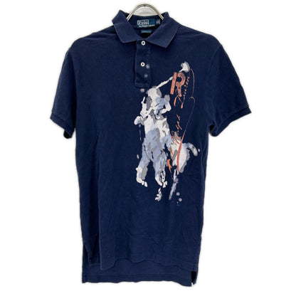 POLObyRalphLauren ポロラルフローレン ネイビー ビッグポニーペイント ポロシャツ トップス