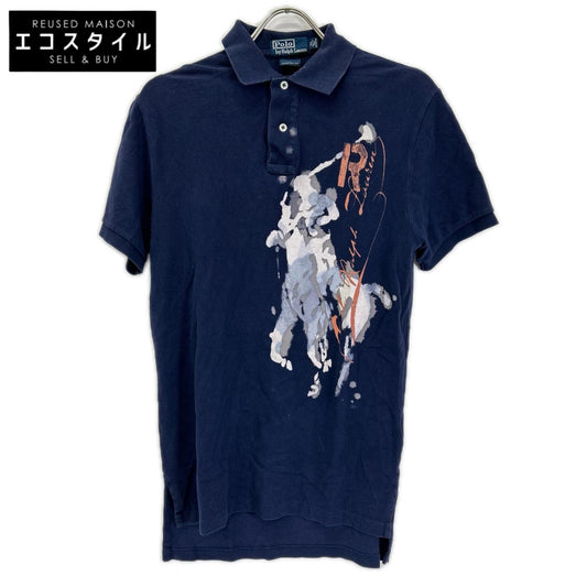 POLObyRalphLauren ポロラルフローレン ネイビー ビッグポニーペイント ポロシャツ トップス