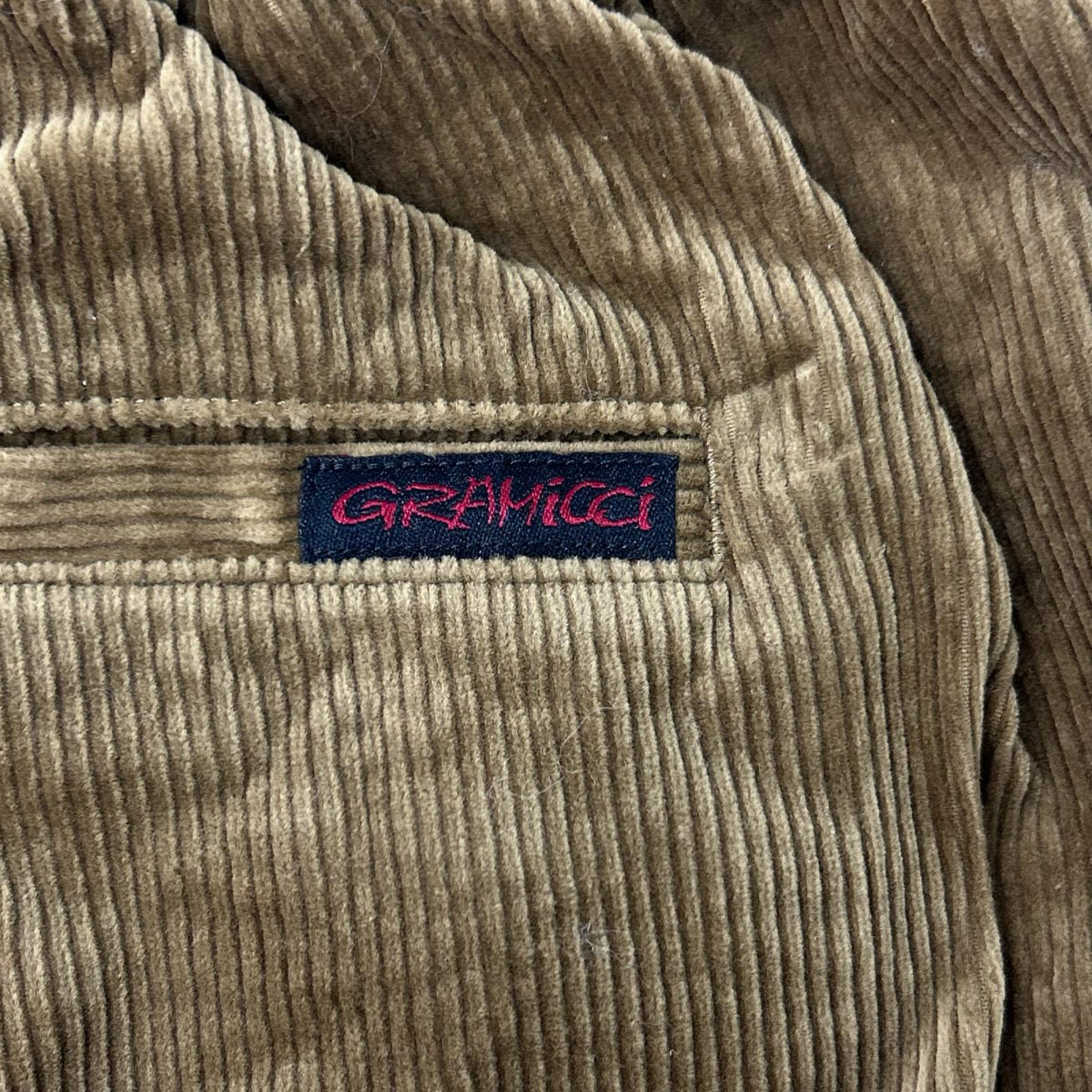 Gramicci グラミチ GMP3-FJP01 ベージュ ストレッチ コーデュロイ タック テーパードパンツ ボトムス