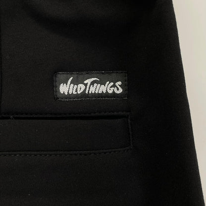 WILD THINGS ワイルドシングス WT17124AD ブラック ストレート パンツ ボトムス