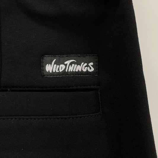 WILD THINGS ワイルドシングス WT17124AD ブラック ストレート パンツ ボトムス