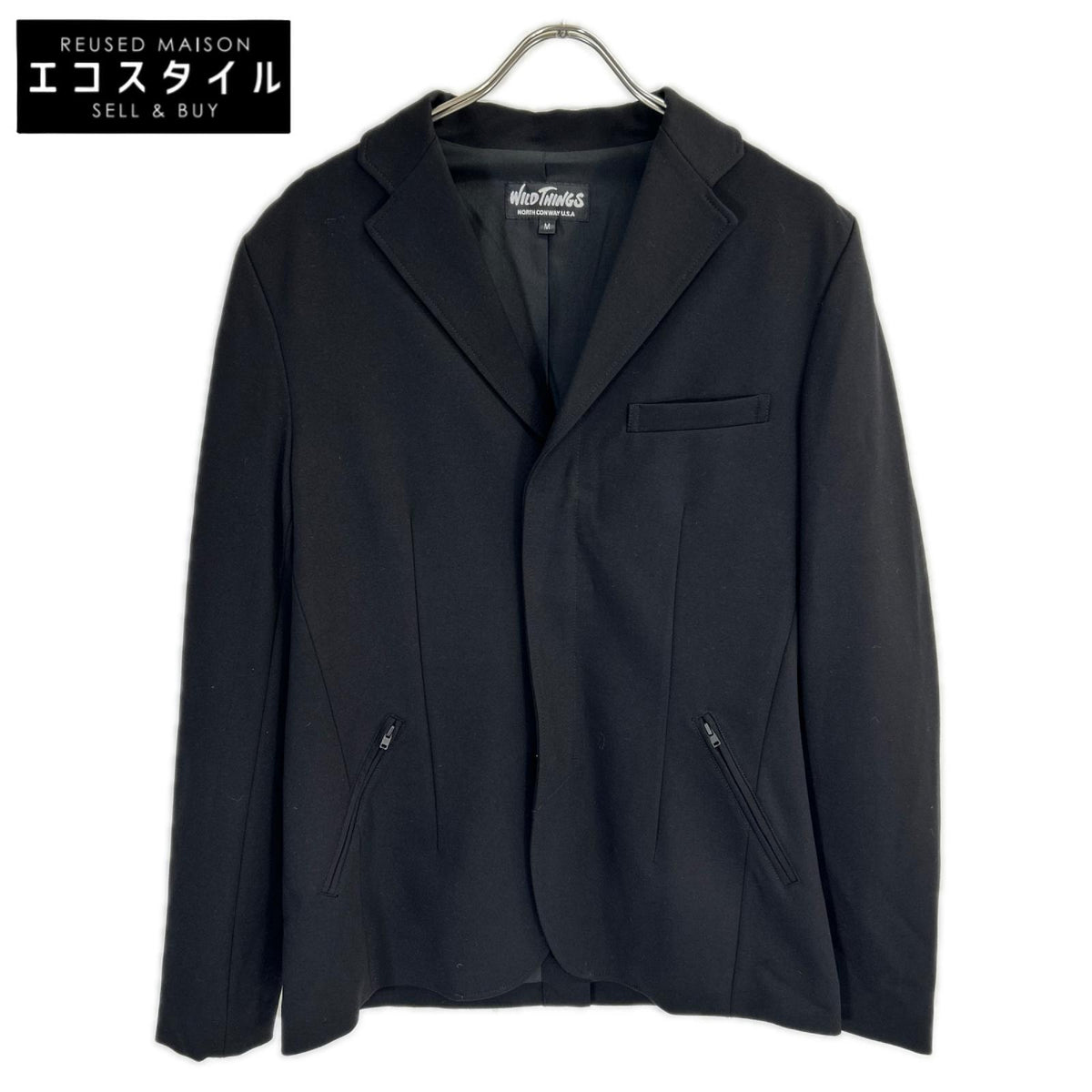 WILD THINGS ワイルドシングス WT17123AD ブラック 4WAY ZIP JACKET ジャケット