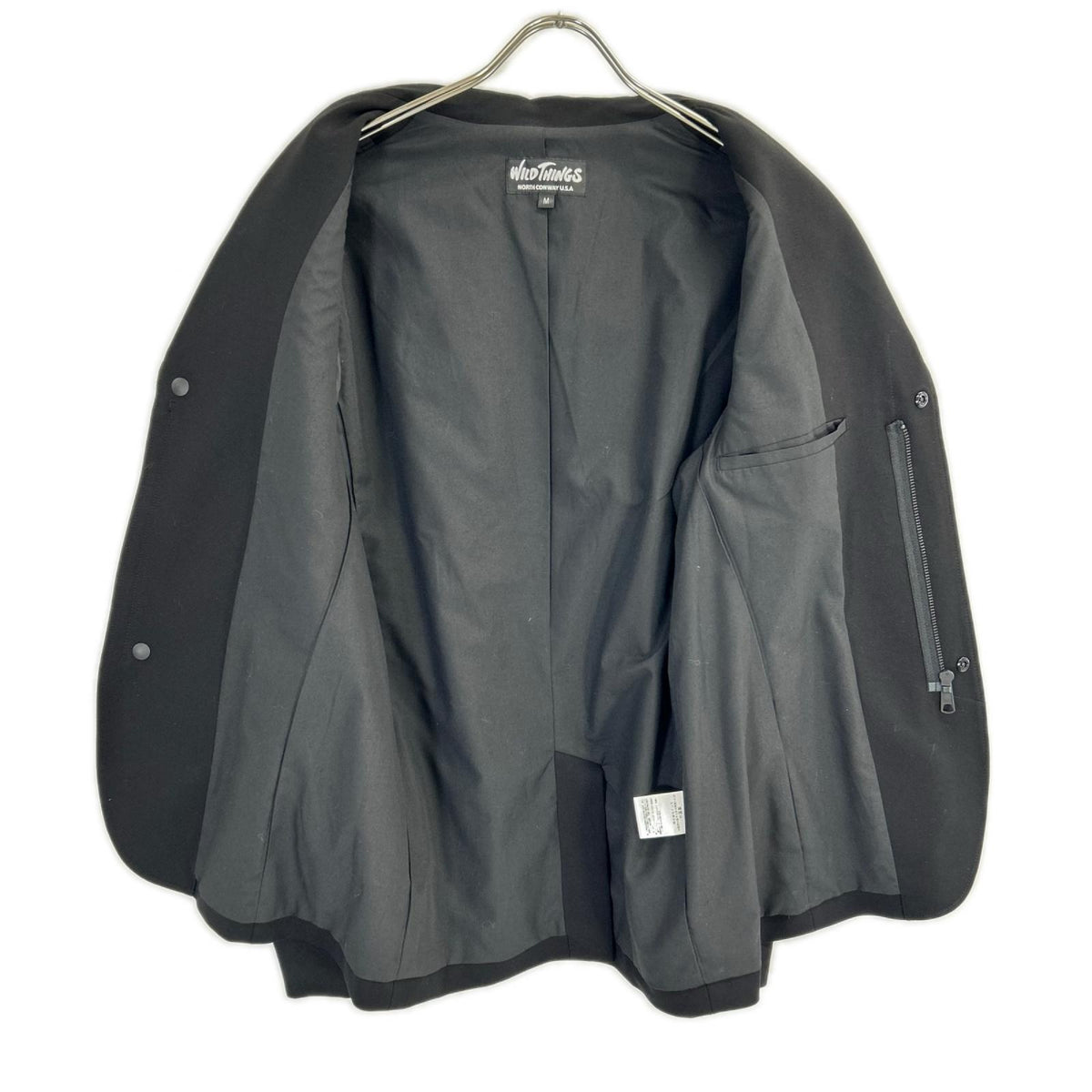 WILD THINGS ワイルドシングス WT17123AD ブラック 4WAY ZIP JACKET ジャケット