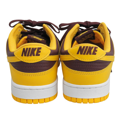NIKE ナイキ 未使用 ダンク ロー レトロ シューズ メンズ イエロー×バーガンディ 28.5cm DD1391-702 シューズ
