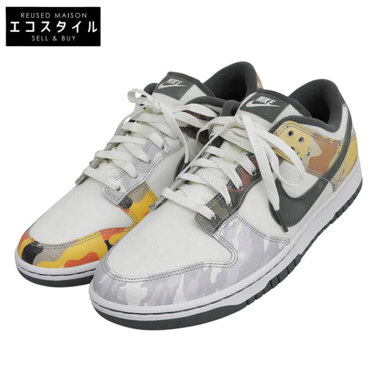 NIKE ナイキ ナイキ ダンク ロー セイルマルチカモ シューズ メンズ ホワイト×グリーン系 29.0cm DH0957-100 シューズ