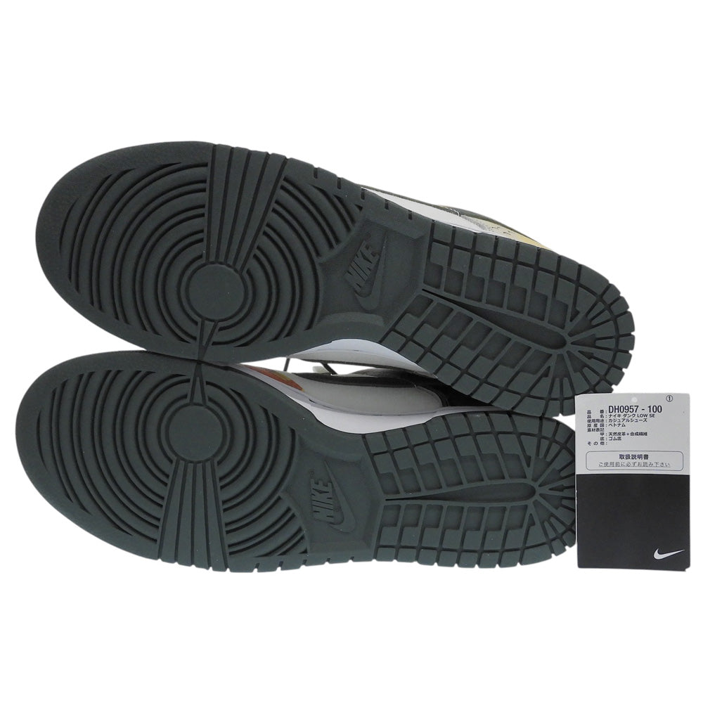 NIKE ナイキ ナイキ ダンク ロー セイルマルチカモ シューズ メンズ ホワイト×グリーン系 29.0cm DH0957-100 シューズ