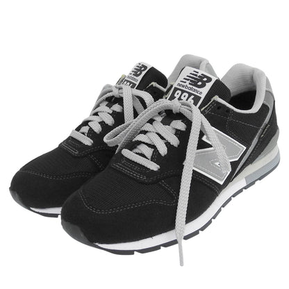 NEW BALANCE ニューバランス 美品 ローカットスニーカー シューズ レディース ブラック 22.5cm CM996XB2 シューズ