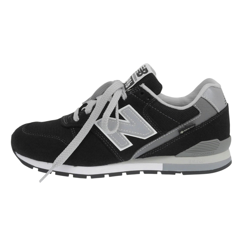 NEW BALANCE ニューバランス 美品 ローカットスニーカー シューズ レディース ブラック 22.5cm CM996XB2 シューズ