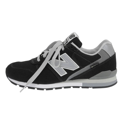 NEW BALANCE ニューバランス 美品 ローカットスニーカー シューズ レディース ブラック 22.5cm CM996XB2 シューズ