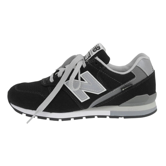 NEW BALANCE ニューバランス 美品 ローカットスニーカー シューズ レディース ブラック 22.5cm CM996XB2 シューズ