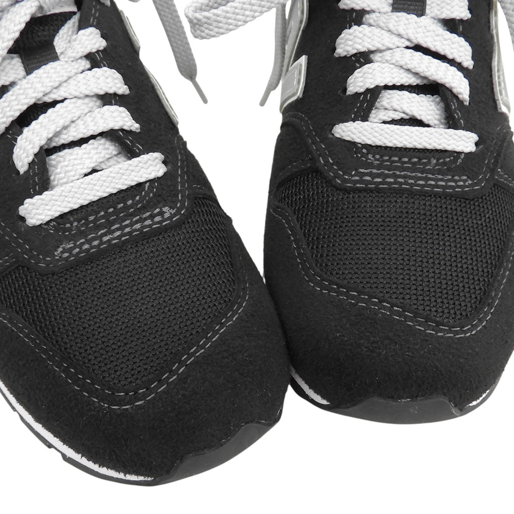 NEW BALANCE ニューバランス 美品 ローカットスニーカー シューズ レディース ブラック 22.5cm CM996XB2 シューズ