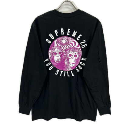 Supreme シュプリーム ブラック パープル You still suck you Tシャツ トップス
