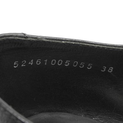alfredoBANNISTER アルフレッドバニスター レザー グルカ サンダル シューズ メンズ ブラック 38 シューズ