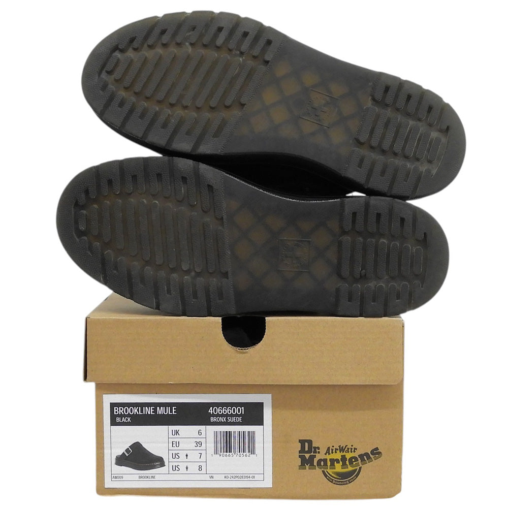 Dr.Martens ドクターマーチン BROOKLINE MULE サンダル メンズ ブラック 6 シューズ