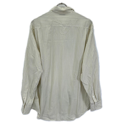 AURALEE オーラリー A26SS01WW ホワイト SUPER FINE WOOL STRIPE SHIRT トップス