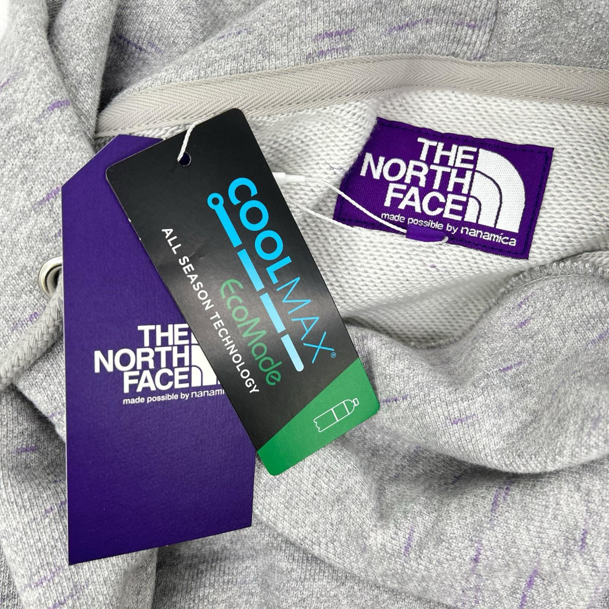 THE NORTH FACE PURPLE LABEL ザ ノースフェイス パープルレーベル 26年 N26SH058 グレー Field Hoodie トップス
