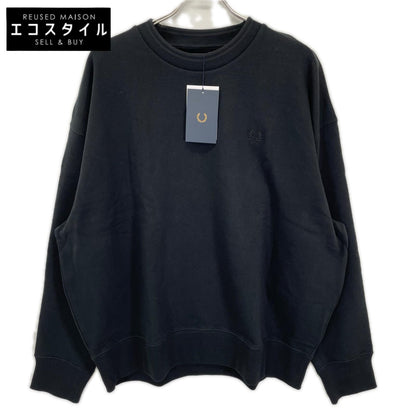 FRED PERRY フレッドペリー M3497 ブラック Oversized Tipped Sweatshirt トップス