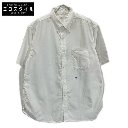 nanamica ナナミカ SUGS404 ホワイト Button Down Wind S/S Shirt トップス