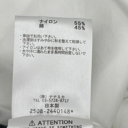 nanamica ナナミカ SUGS404 ホワイト Button Down Wind S/S Shirt トップス