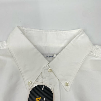 nanamica ナナミカ SUGS404 ホワイト Button Down Wind S/S Shirt トップス