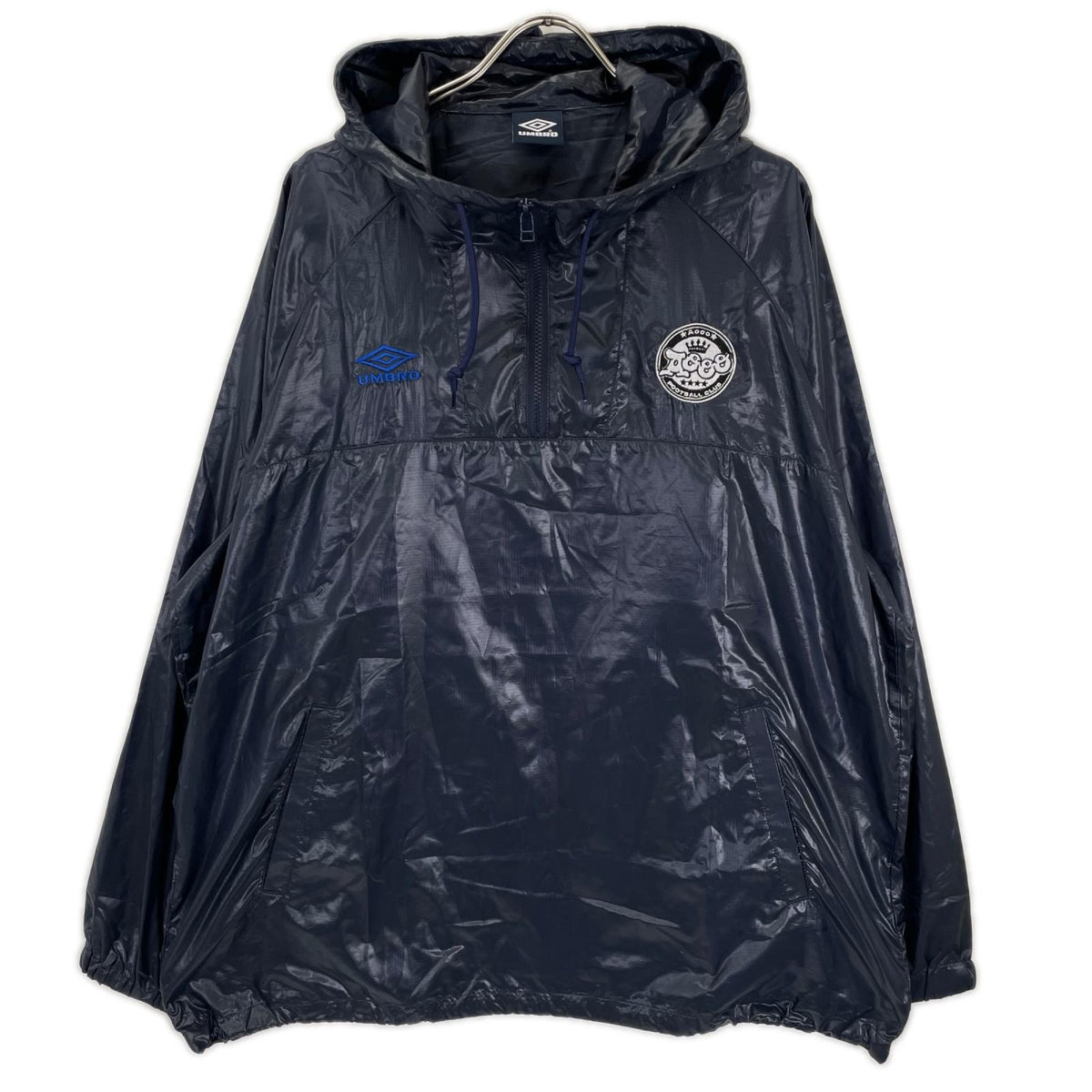 UMBRO アンブロ ×Aooo ネイビー アノラックパーカー ジャケット
